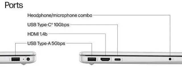 Alt view image 5 of 6 - HP OmniBook 3 Laptop Computer 15.6" FHD Touch Screen AMD Ryzen AI 7 16 GB