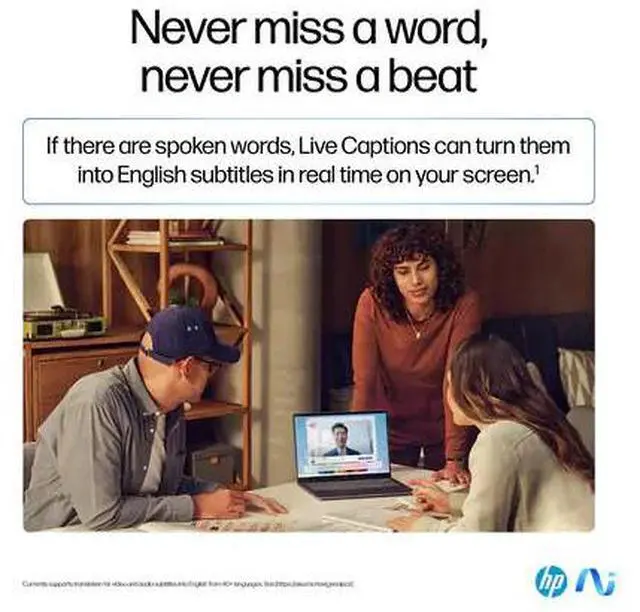 Alt view image 7 of 7 - HP OmniBook X Laptop Computer 14" 2.2K Touch Screen Snapdragon X Plus 16 GB