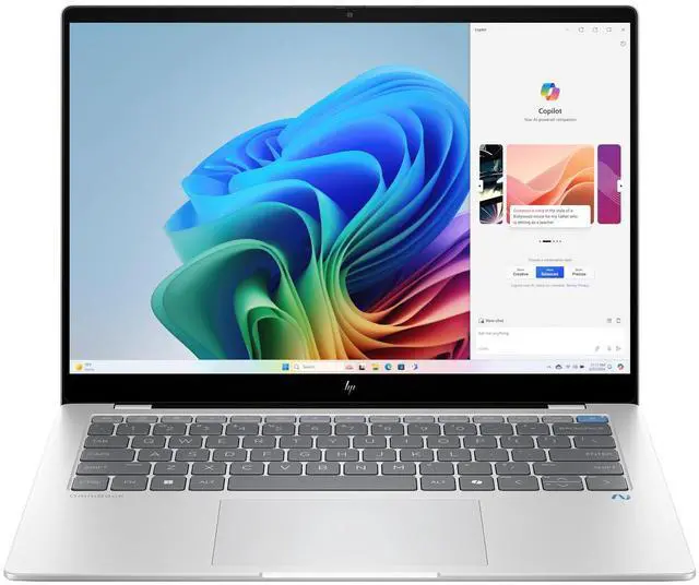 Main image of HP OmniBook X Laptop Computer 14" 2.2K Touch Screen Snapdragon X Plus 16 GB