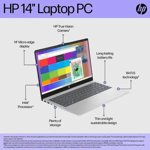 Alt view image 4 of 4 - HP Essential Laptop Computer 14" FHD Intel Core Ultra 5 8 GB memory;256 GB SSD