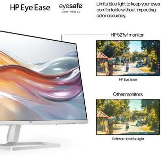 Alt view image 6 of 7 - HP Series 5 27 inch FHD Monitor - 527sf 27" FHD (1920 x 1080) 48-100 Hz