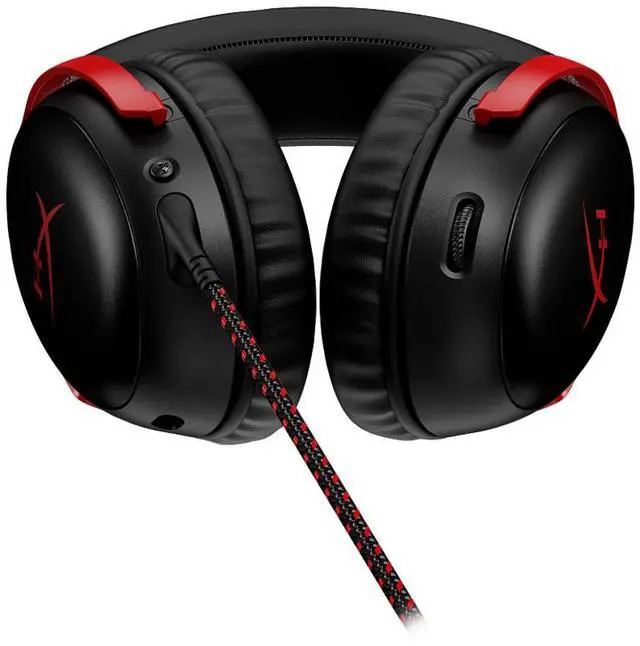Alt view image 4 of 7 - HyperX Cloud III - Gaming Headset - Black-Red