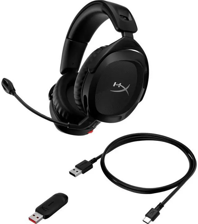 Alt view image 3 of 7 - HyperX Cloud Stinger 2 Wireless - Gaming Headset - Black
