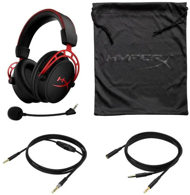 Alt view image 3 of 7 - HyperX Cloud Alpha - Gaming Headset - Black-Red