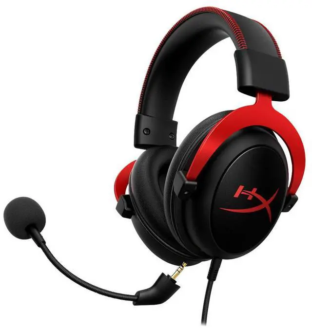 Alt view image 2 of 5 - HyperX Cloud II - Gaming Headset - Black-Red
