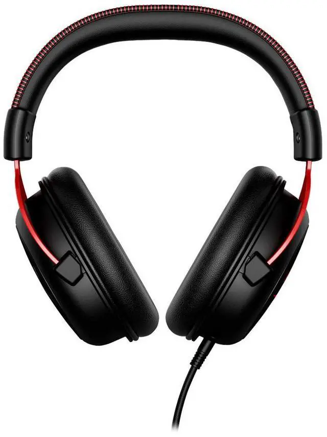 Alt view image 3 of 5 - HyperX Cloud II - Gaming Headset - Black-Red