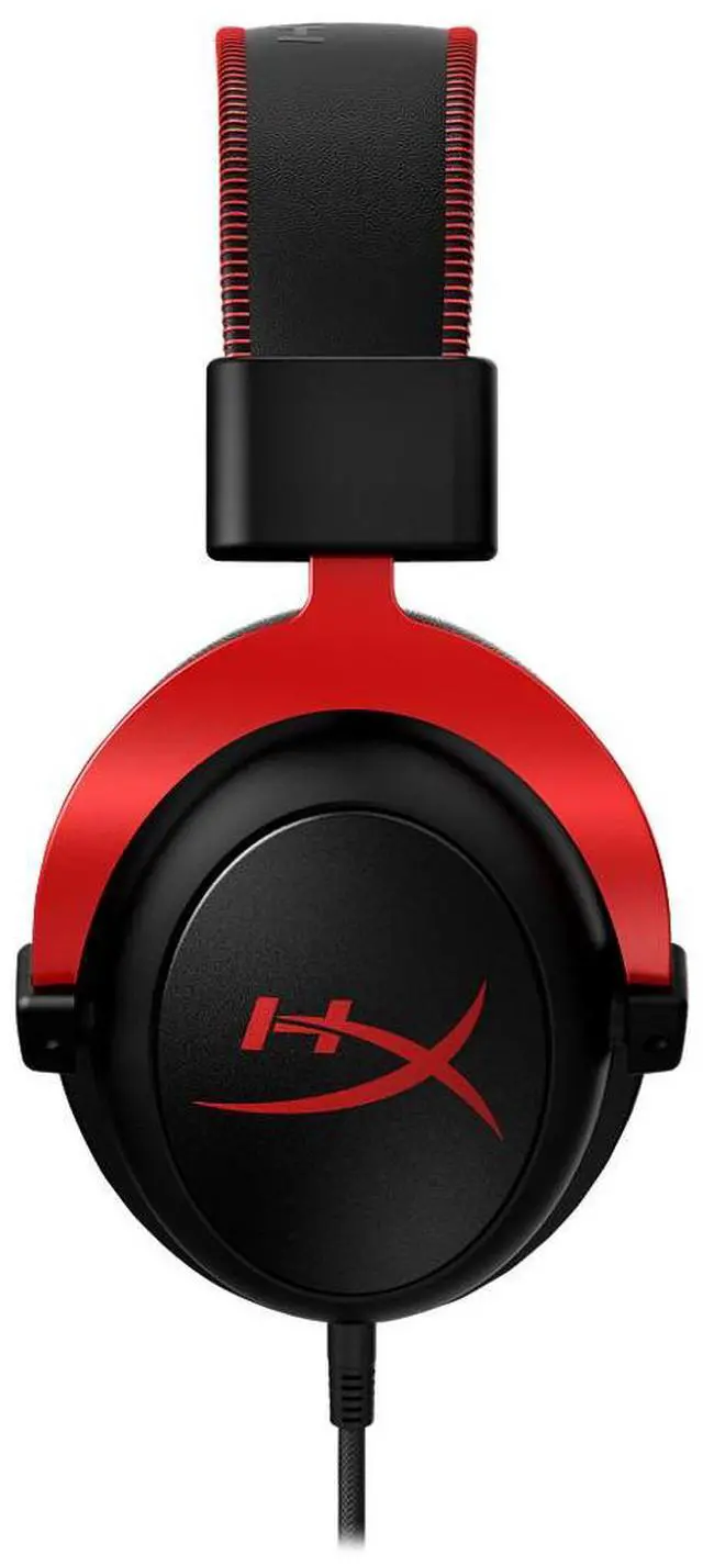 Alt view image 4 of 5 - HyperX Cloud II - Gaming Headset - Black-Red