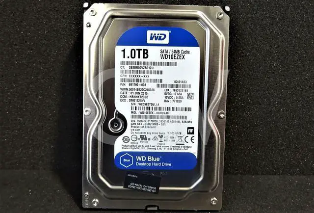 Main image of Western Digital WD10EZEX 1TB 7.2K RPM 6Gb/s 3.5" SATA HDD Hard Drive