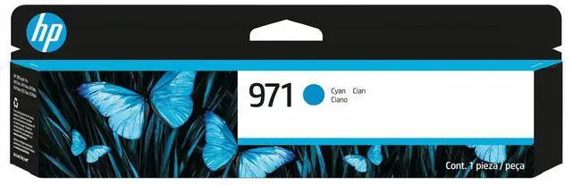 Main image of HP 971 Cyan Original Ink Cartridge, ~2,500 pages, CN622AM