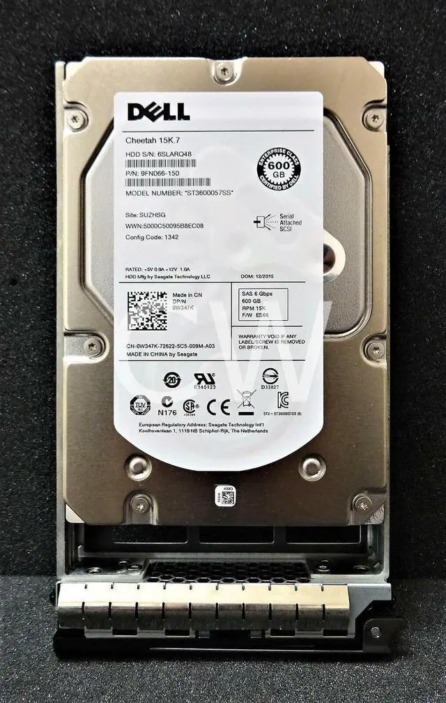 Alt view image 3 of 4 - (NOT FOR HOME PC!) ST3600057SS 600GB 15K RPM 6Gb/s 3.5" SAS Hard Drive for Dell T20 T100 T105 T110
