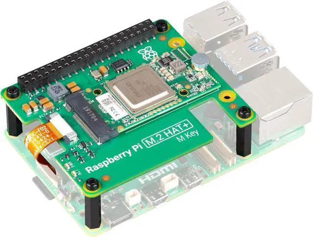 Alt view image 3 of 3 - Raspberry Pi AI Kit Hailo 8L AI Accelerator for Raspberry Pi 5 Board SC1438