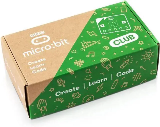 Alt view image 2 of 7 - Micro:bit Club BBC micro:bit V2 Club USB cable Battaery holder x10 kit MEFV22C