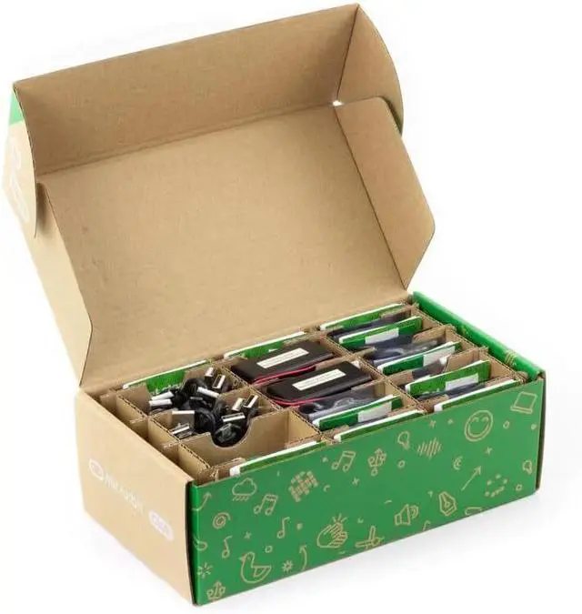 Alt view image 3 of 7 - Micro:bit Club BBC micro:bit V2 Club USB cable Battaery holder x10 kit MEFV22C