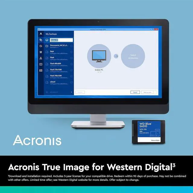 Alt view image 5 of 6 - Western Digital 1TB WD Blue SA510 SATA Internal Solid State Drive SSD