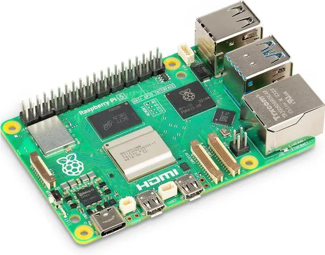 Main image of Raspberry Pi 5 4GB Single Board 2.4GHz Quad-core 64-bit Arm Cortex-A76 CPU