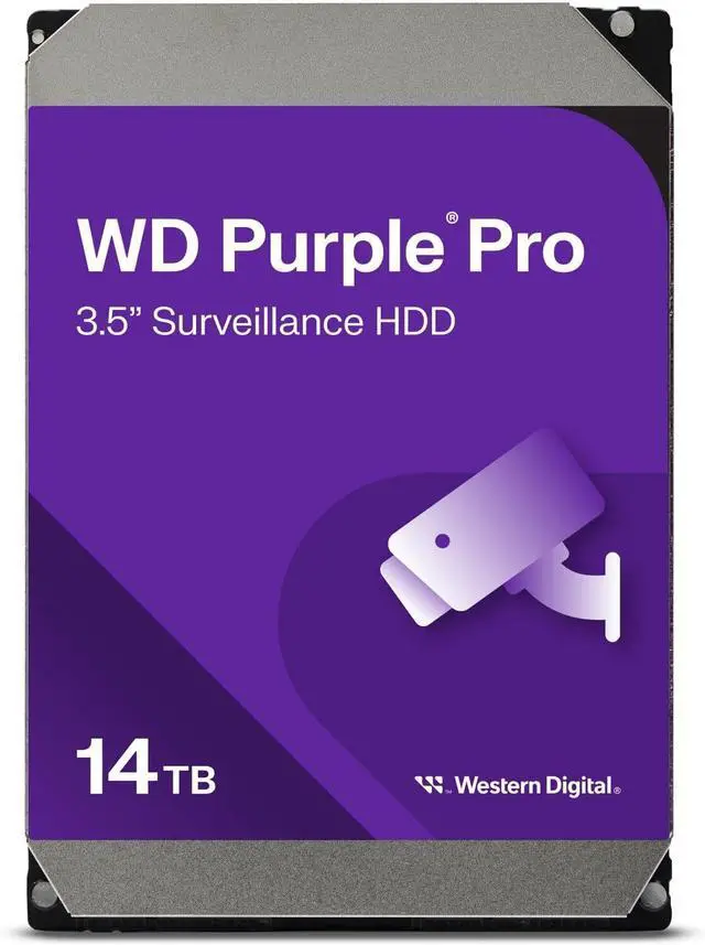 Main image of WD Purple Pro Smart Video 14TB SATA 3.5" Survelllance Internal Hard Disk Drive