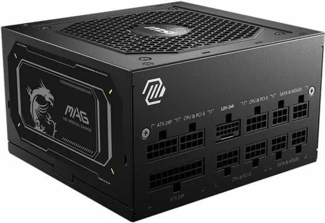 Main image of MSI 850W 80 PLUS Gold Modular Power Supply MAG A850GL PCIE5 II
