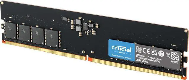 Main image of Crucial RAM 32GB DDR5 4800MHz CL40 Desktop Memory CT32G48C40U5 - OEM