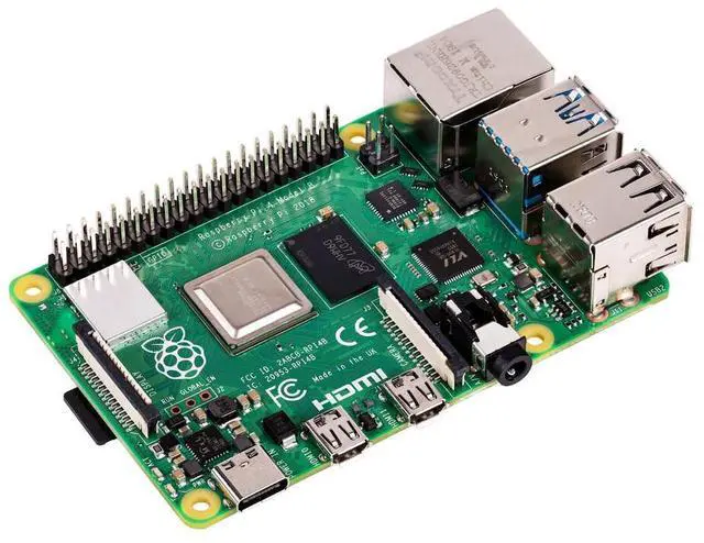 Alt view image 2 of 4 - Raspberry Pi 4 Model B Quad Core 64 Bit WiFi Bluetooth (8GB) C1325-8GB