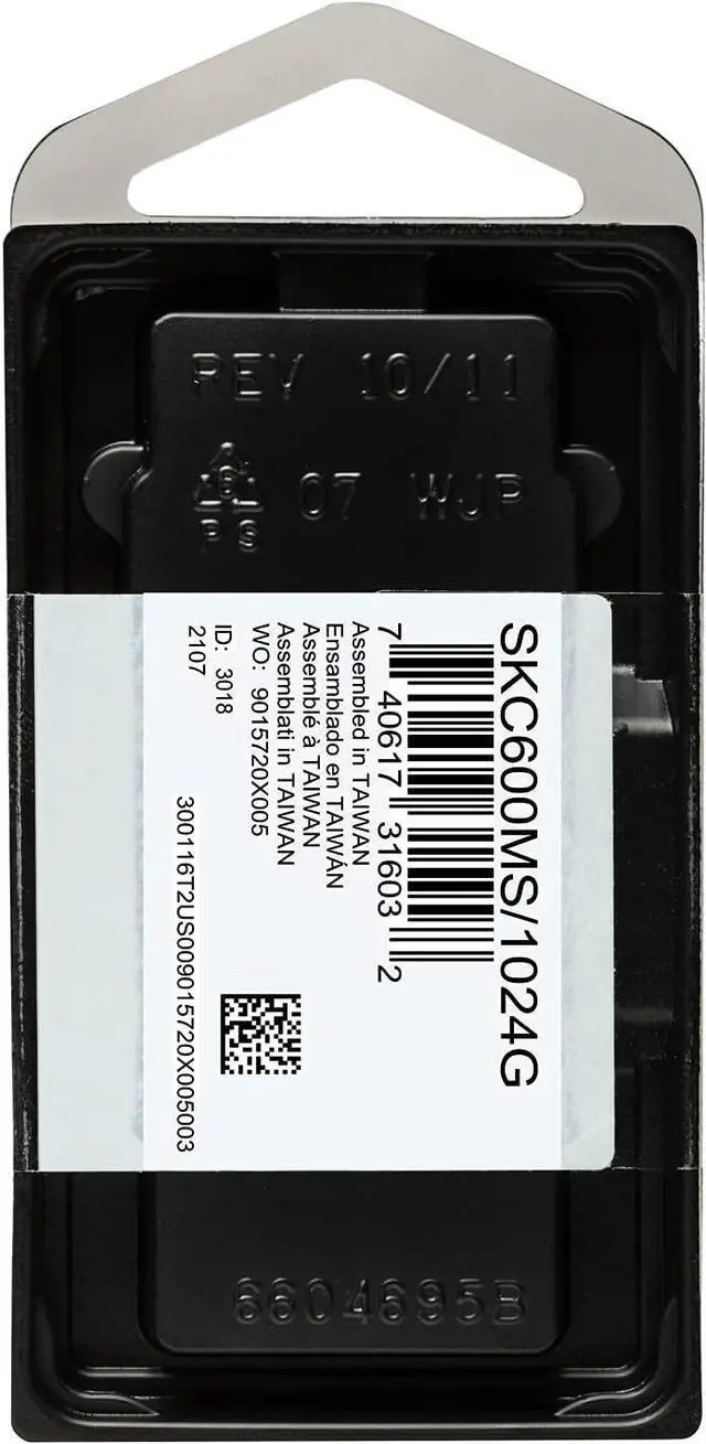 Alt view image 6 of 6 - Kingston KC600 1024GB SSD SATA 6Gb/s Desktop PC Notebook SKC600MS/1024G