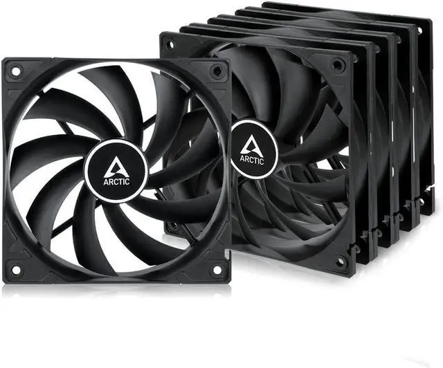 Main image of ARCTIC F12 (5 Pack) 120 mm Standard Case Fan Value Pack Low Noise Very Quiet