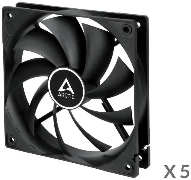 Alt view image 2 of 5 - ARCTIC F12 (5 Pack) 120 mm Standard Case Fan Value Pack Low Noise Very Quiet