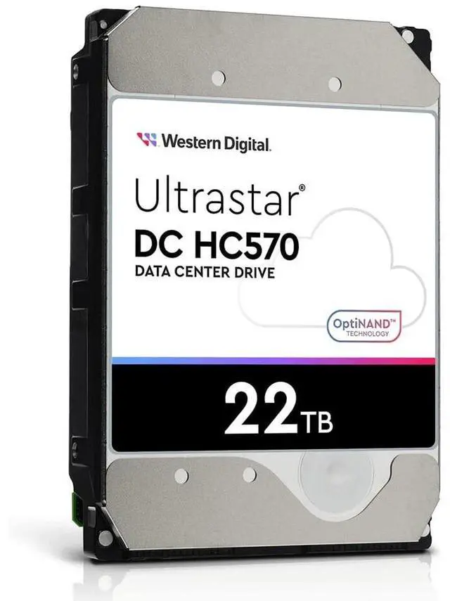 Main image of WD Ultrastar DC HC570 22TB 0F48155 HDD 3.5" 7200 RPM Hard Drive WUH722222ALE6L4
