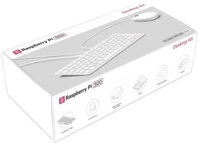 Main image of Raspberry Pi 500 Keyboard Kit Desktop Computer (US) SC1285