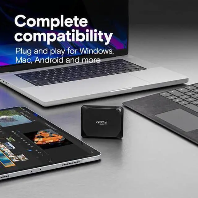 Alt view image 5 of 6 - Crucial X10Pro 1TB Portable SSD 2100MB/s Read 2000MB/s Write CT1000X10PROSSD9