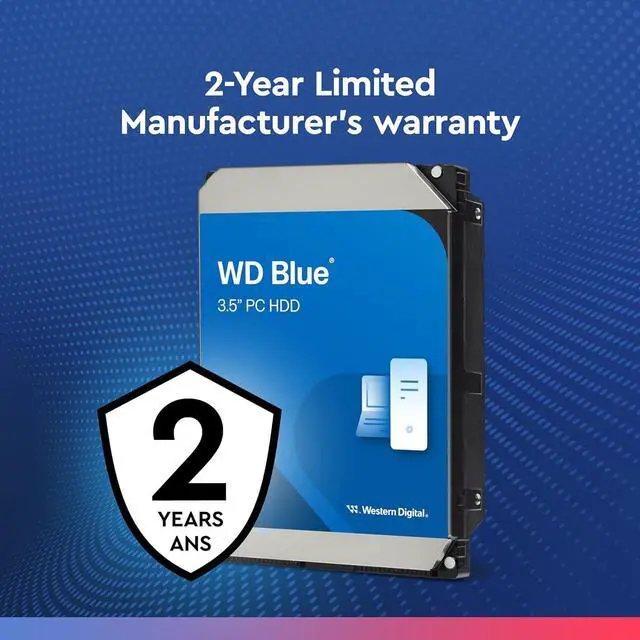 Alt view image 6 of 6 - WD Blue 6TB Desktop Hard Disk Drive HDD SATA 256MB Cache 3.5 Inch WD60EZAX