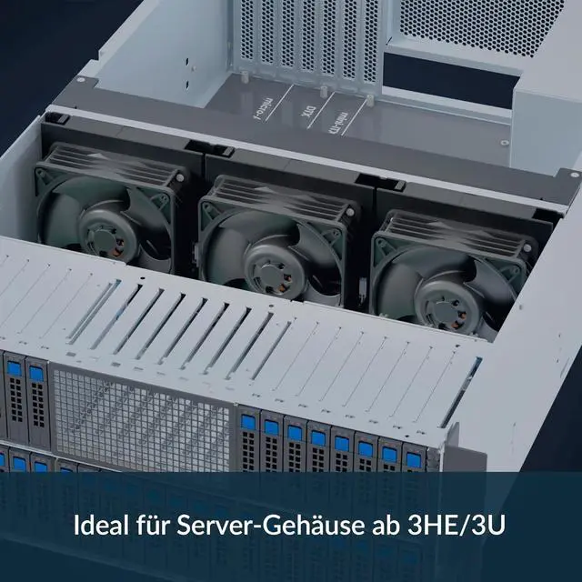 Alt view image 4 of 5 - Arctic S12038-8K -120mm Case Fan (3 Pack) - dual ball bearing ACFAN00302A