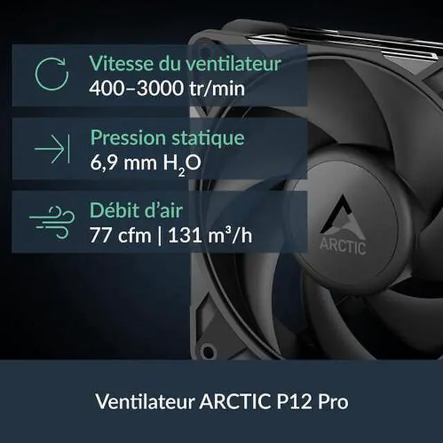 Alt view image 3 of 7 - Arctic Liquid Freezer III Pro 240 AIO CPU Cooler Water Cooling Black ACFRE00178A