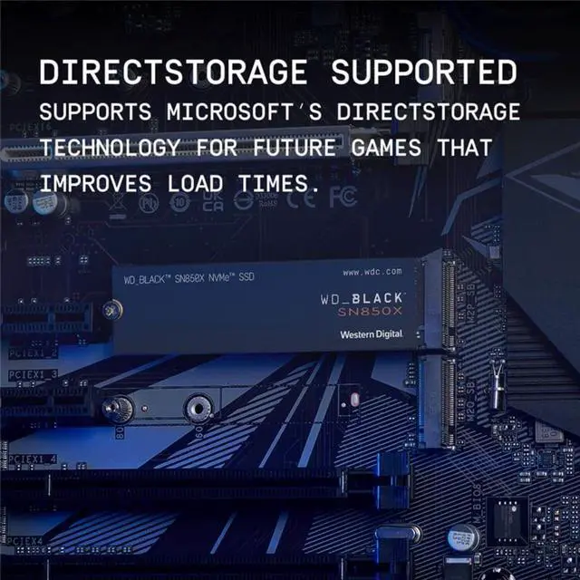 Alt view image 3 of 6 - WD BLACK 2TB SSD SN850X NVMe M.2 2280 Internal Gaming Solid State Drive