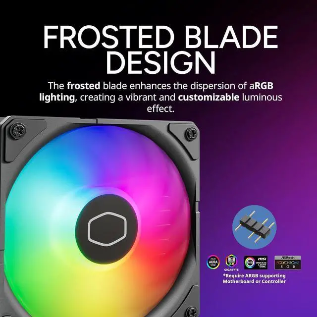 Alt view image 7 of 7 - Cooler Master Hyper 212 Pro CPU Cooler SickleFlow Edge 120 PWM RR-212S-25PZ-R1