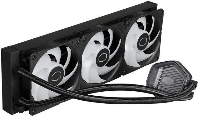 Alt view image 4 of 7 - Cooler Master MasterLiquid 360 ATMOS ARGB CPU Liquid Cooler 120mm 2500RPM