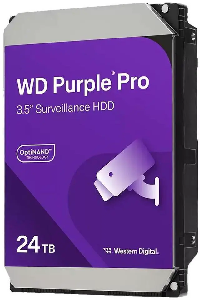 Main image of WD 24TB Purple Pro Surveillance HDD SATA 6 Gb/s 512 MB Cache 3.5" WD240PURP