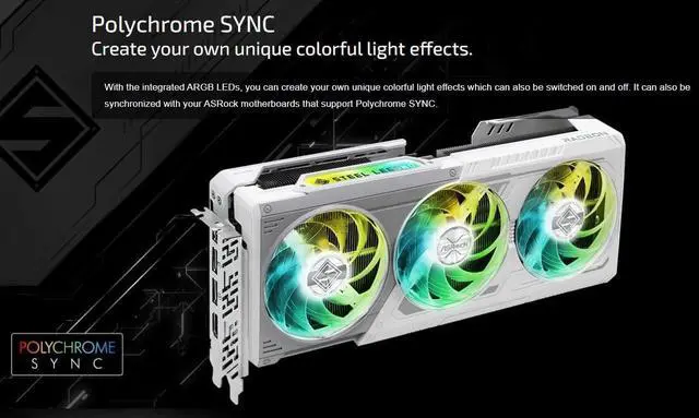 Alt view image 2 of 6 - ASRock AMD Radeon RX 9070 XT Steel Legend 16GB Graphics Card VG-9070XT SL16G