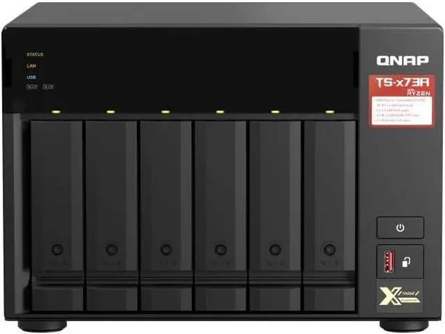 Main image of QNAP TS-673A 6-bay NAS/iSCSI IP-SAN AMD Ryzen V1000 series TS-673A-8G-US
