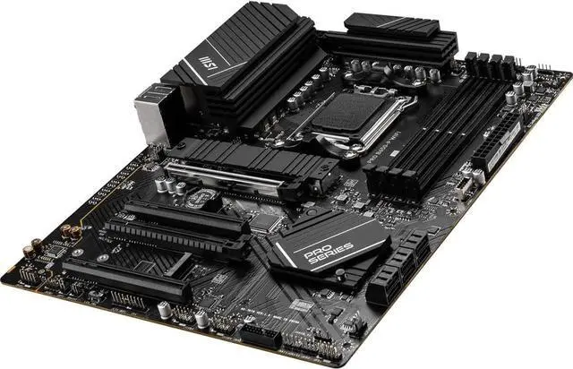 Alt view image 3 of 5 - MSI ProSeries Motherboard AMD AM5 ATX DDR5 PCIe 4.0 M.2 PRO B650-P WIFI