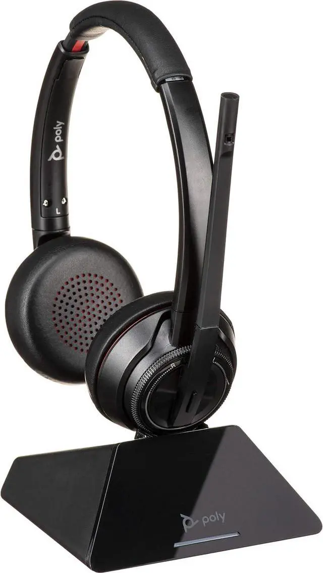 Main image of Poly Savi 8220 UC DECT 1920-1930 MHz USB-A Headset US w/ Charge base 77T33AA#ABA