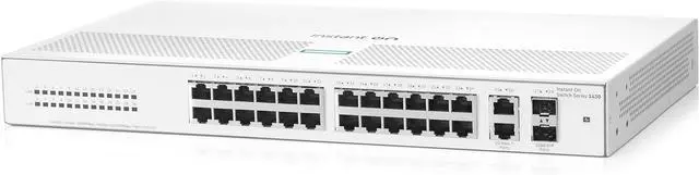 Alt view image 7 of 7 - HPE Networking Instant On 1430 26-Port Gb Unmanaged Layer 2 Ethernet Switch