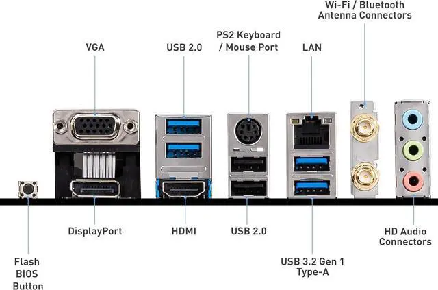 Alt view image 5 of 6 - MSI ProSeries Motherboard (AMD AM4 DDR4 PCIe 4.0 MicroATX) B550M PRO-VDH WiFi
