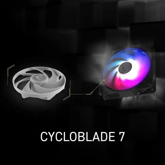 Alt view image 5 of 7 - MSI AIO ARGB Liquid Cooling 360mm Radiator PWM (Black) MAG CORELIQUID A13 360