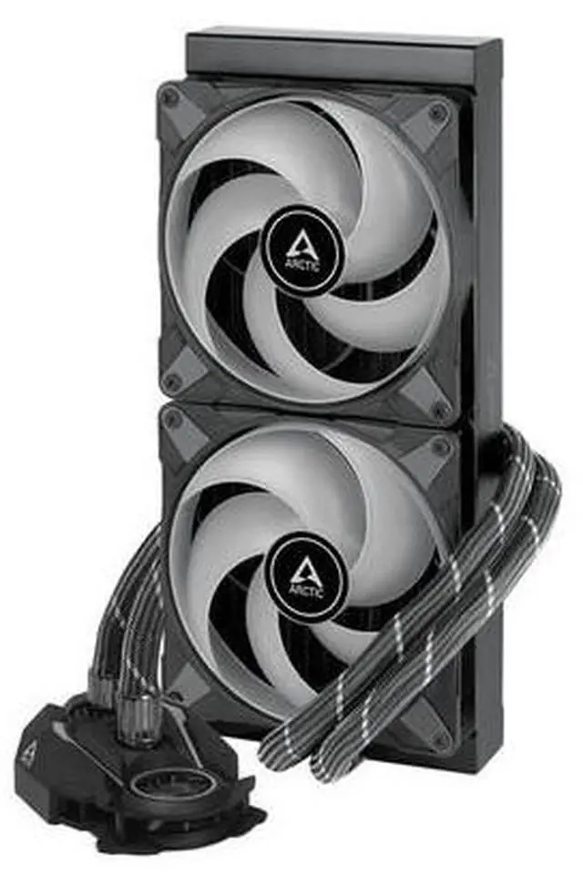 Alt view image 2 of 5 - ARCTIC Liquid Freezer II 280 A-RGB Multi-Compatible All-in-one A-RGB CPU (Black)