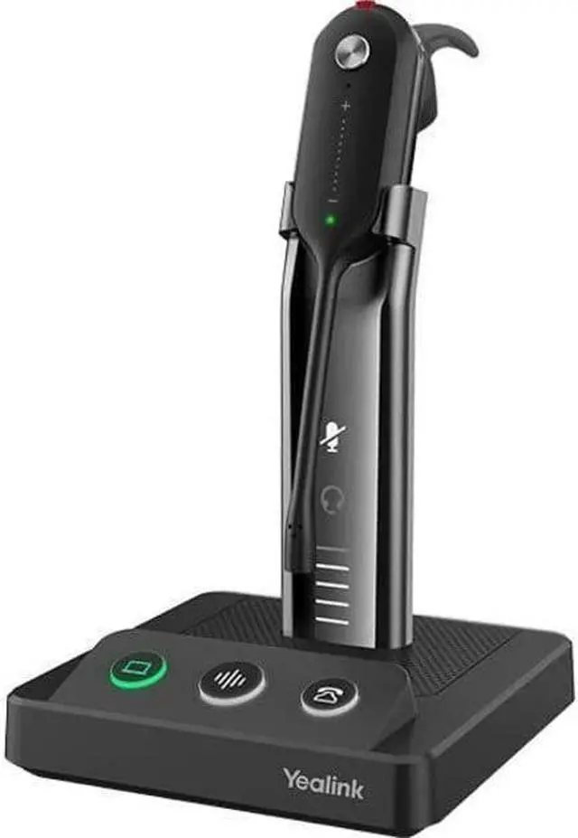 Alt view image 2 of 7 - Yealink WH63 Mono Teams Headset Noise Cancelling for PC Laptop Teams - Black