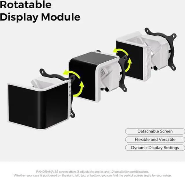 Alt view image 2 of 5 - TRYX SE 360 ARGB 360mm AIO 3D Cooler Asetek Adela (White) L-P360L-AM3M-G0W