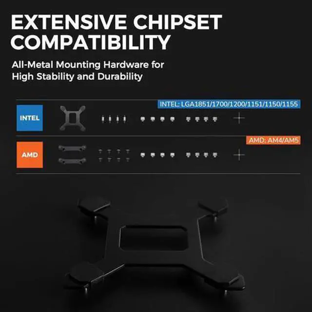 Alt view image 5 of 5 - TRYX SE 360 ARGB 360mm AIO 3D Cooler Asetek Adela (White) L-P360L-AM3M-G0W