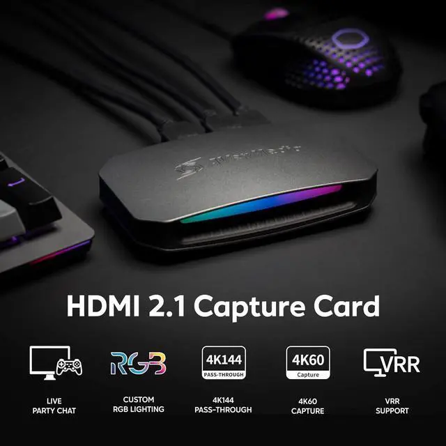 Alt view image 2 of 7 - AVerMedia Live Gamer Ultra 2.1-4K Plug & Play Capture Card w/ VRR & HDR