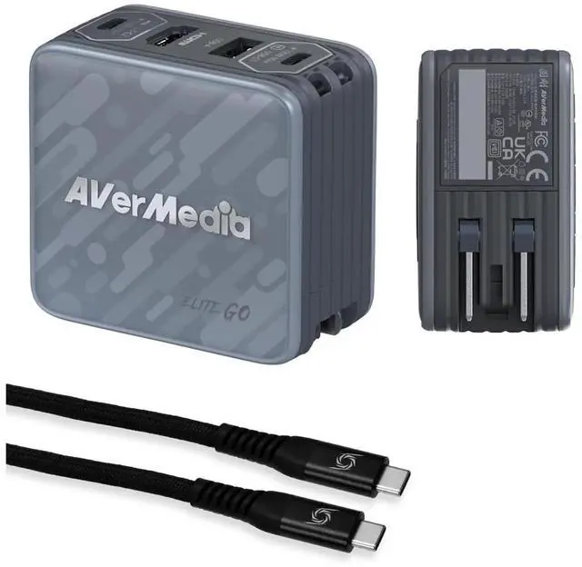 Main image of AverMedia Elite Go for Streaming Portable Charger (BLACK) GC313ProBLACK