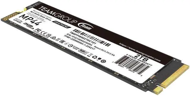 Alt view image 3 of 3 - Team Group MP44 M.2 2280 2TB SLC Cache PCIe 4.0 x4 with NVMe SSD TM8FPW002T0C101